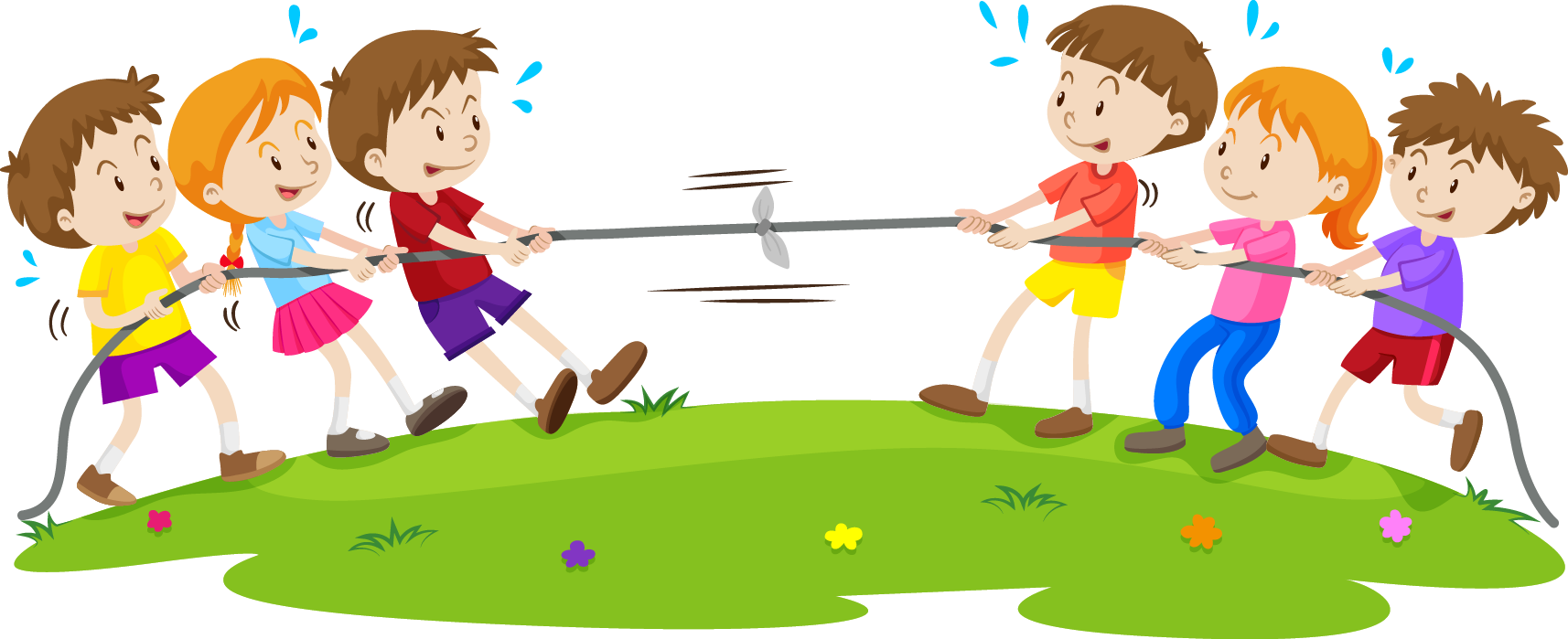 Tug Of War Royalty-free Clip Art - Tug Of War Clipart (1714x699)