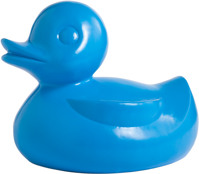 Gold Leaf Design Group Fiberglass Duck, Large - Gold Leaf Design Group (800x775)