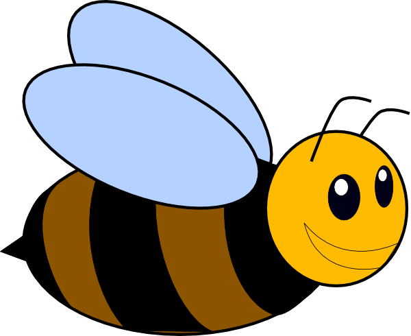 Honey Bee Clip Art Free - Honeybee (600x490)