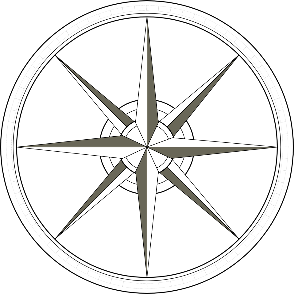 Compass Clipart Transparent Background - Circle (958x958)