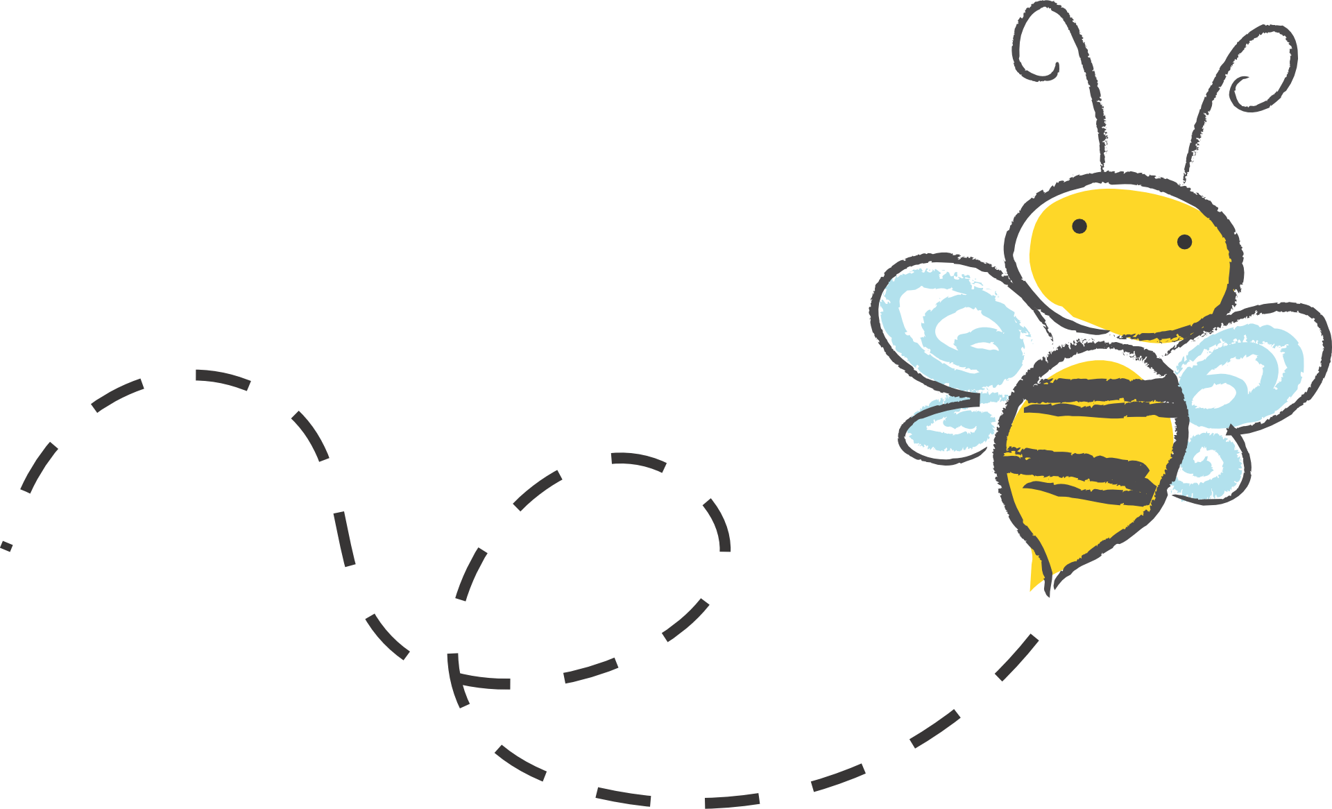 How Using A Bullet Journal Can Help With Anxiety And - Bee Clipart Transparent Background (1920x1166)