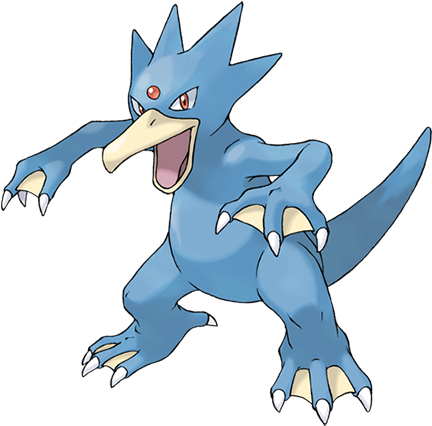 Blue Duck Pokemon Images - Pokemon Golduck (475x475)