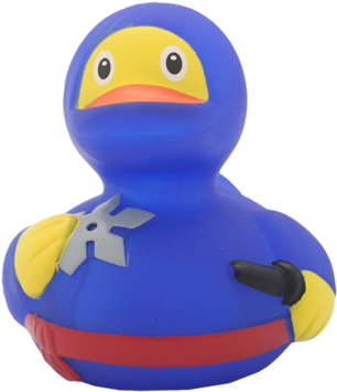 Ninja Rubber Duck By Lilalu - Lilalu 8.5 Cm Ninja Duck Toy (multi-colour) (400x400)