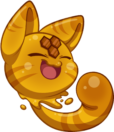 Honey Bee Drawing Clip Art - Honey Tabby Largo Slime Rancher (500x563)
