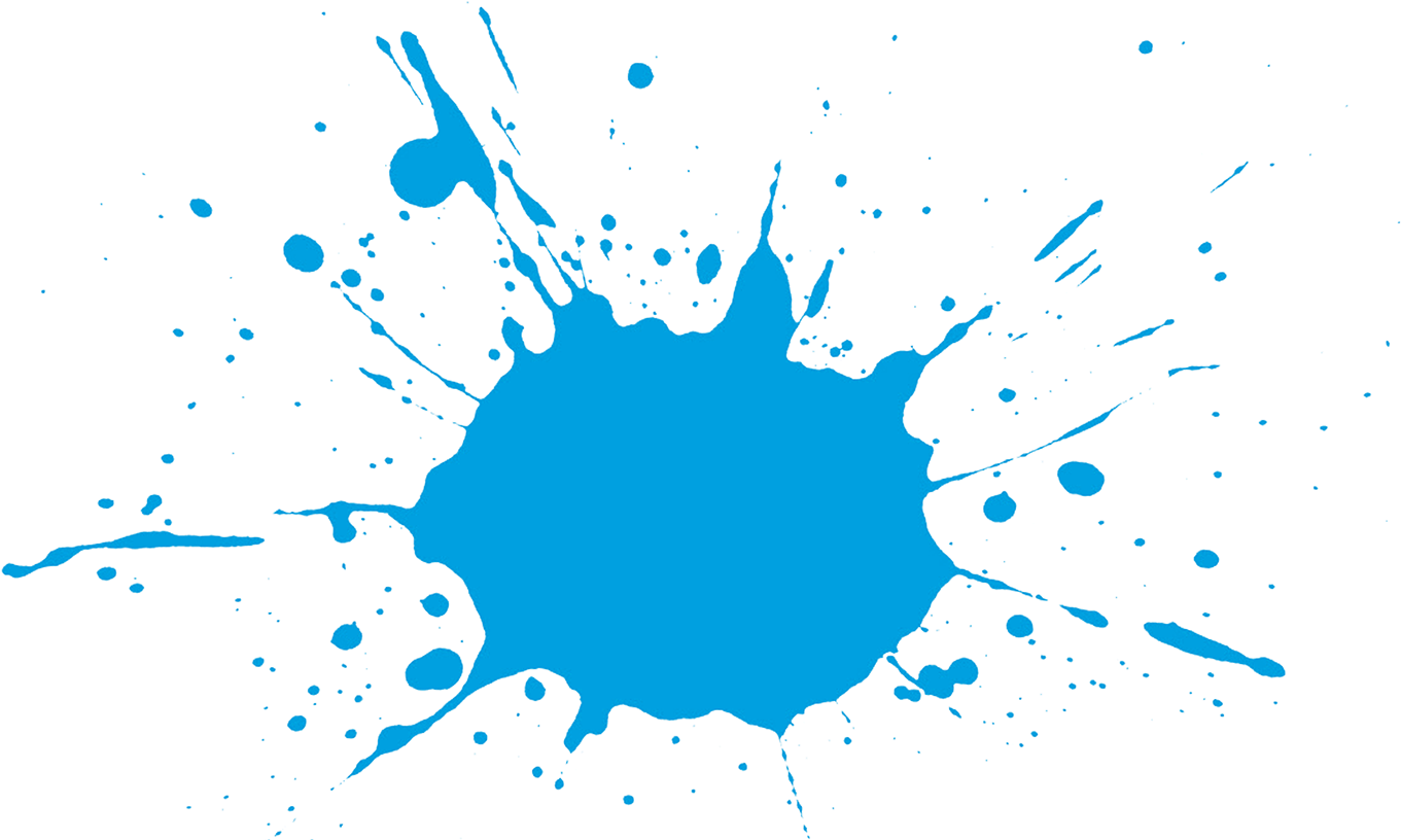 Blue Duck Entertainment 2015 - Blue Paint Splatter Png (1391x818)
