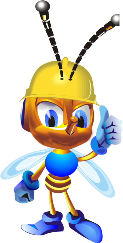 Scrap Booking Embellishments & Elements - Bee (413x800)