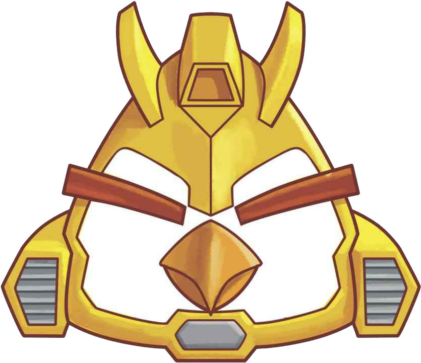 Bumblebee Head Transparent - Angry Bird Transformer Bumblebee (875x793)