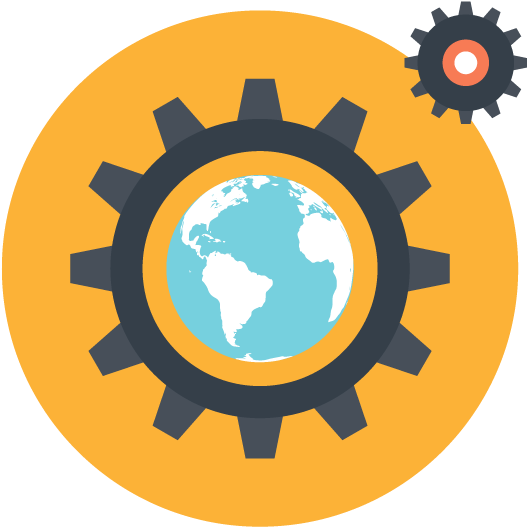 Content Management Systemt - World Map (570x570)
