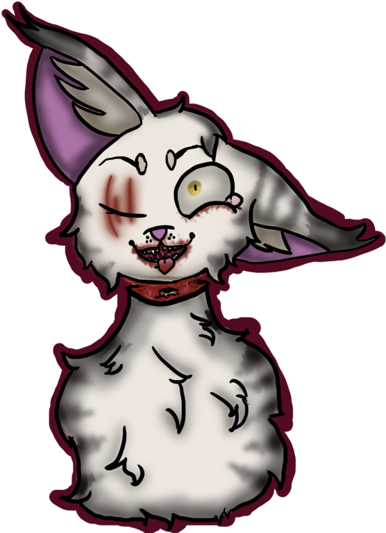 Edgy Cat By Sweetashoneybees - Cartoon (1024x768)