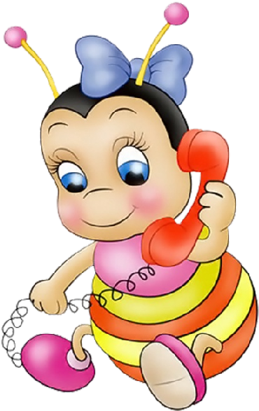 Funny Honey Bees Cartoon Insect Images Are Png Format - Clipart Abeille Too School (600x600)