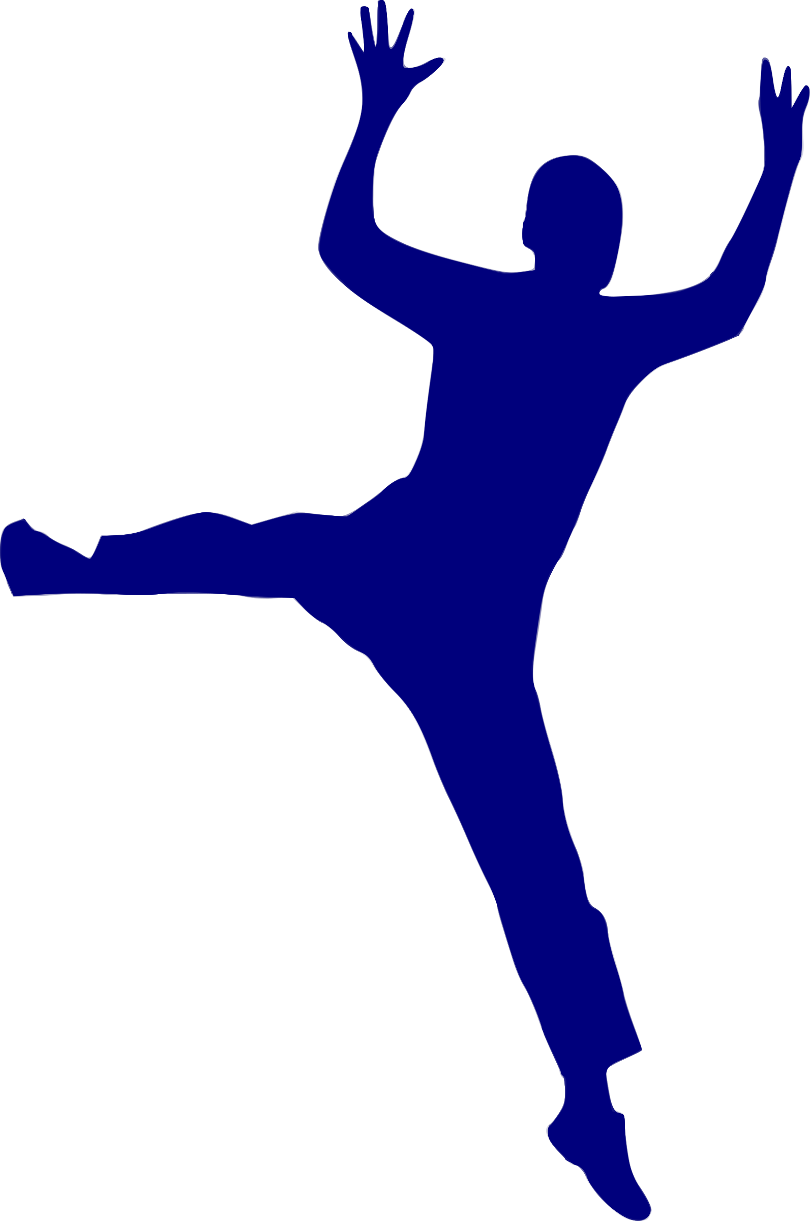 Silhouette Handball 20 - Handball (1593x2400)