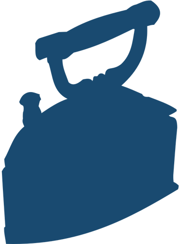 Old Style Iron Silhouette Vector Image - Iron Silhouette (500x500)