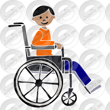 Wheelchair Stencil - Wheelchair (380x380)