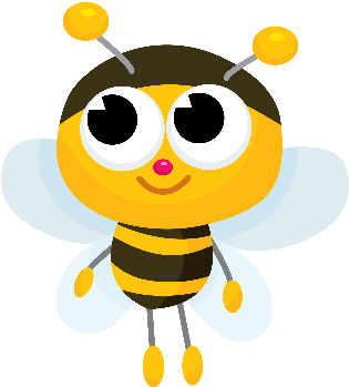 Bumblebee Clipart Minibeast - Minibeasts Cartoon (349x367)