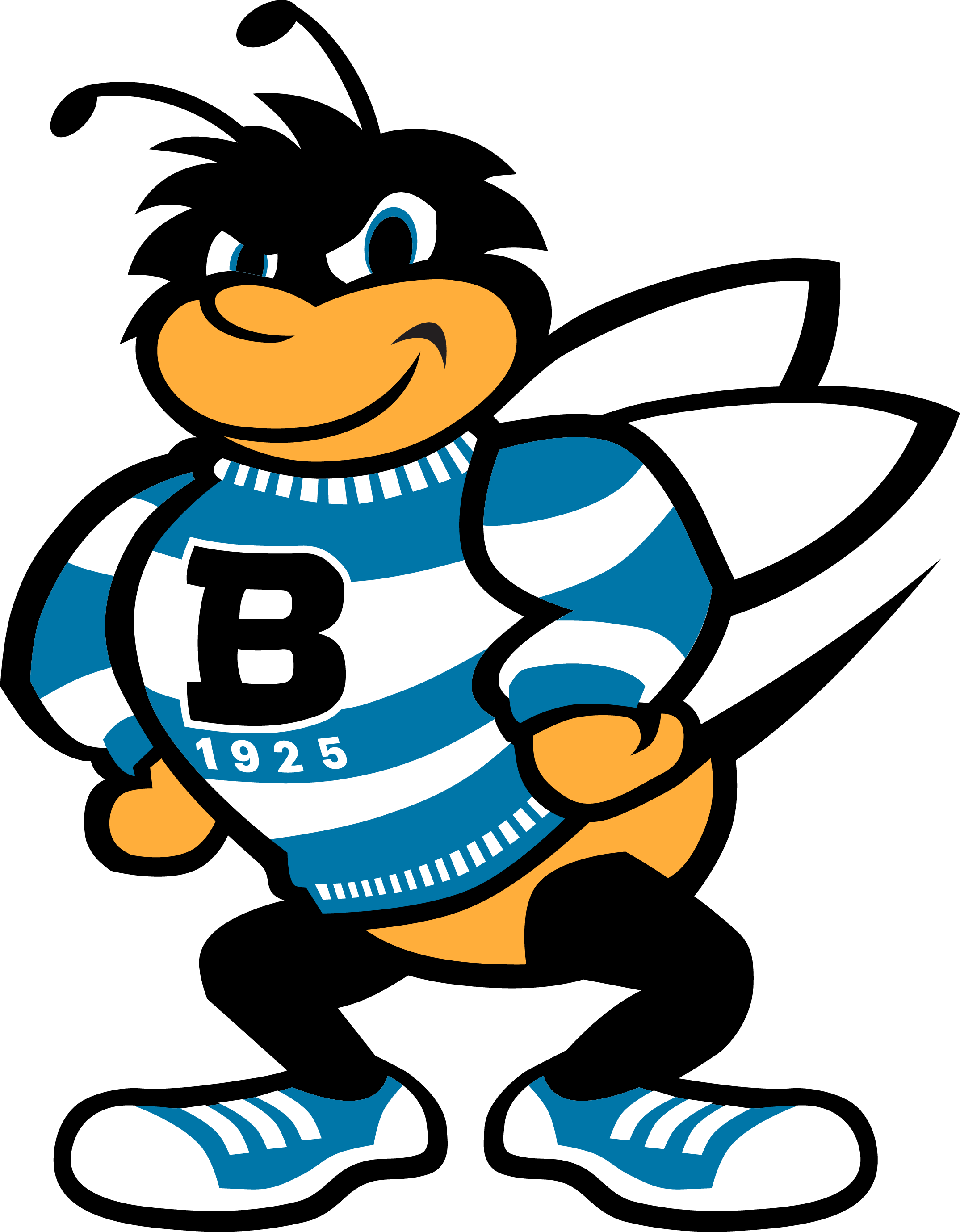 Eubie The Ub Bee - University Of Baltimore Mascot (2149x2758)