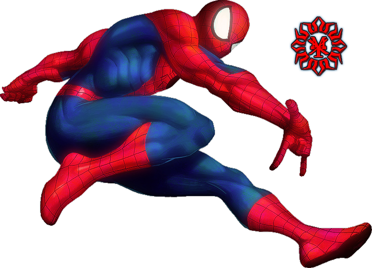 Related Keywords & Suggestions For Spider Man Render - Marvel Vs Capcom 3 Spiderman (729x525)