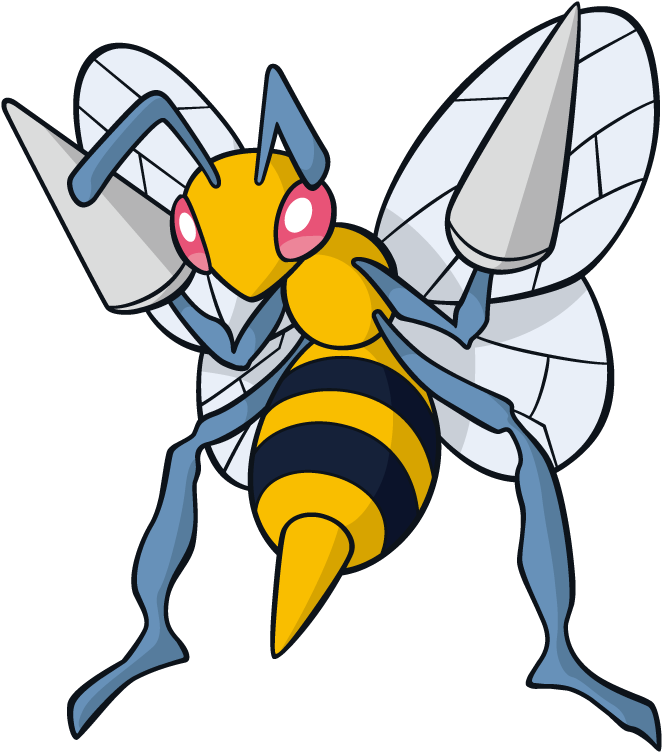 Beedrill Pokemon Character Vector Art - Pokemon Beedrill (800x800)