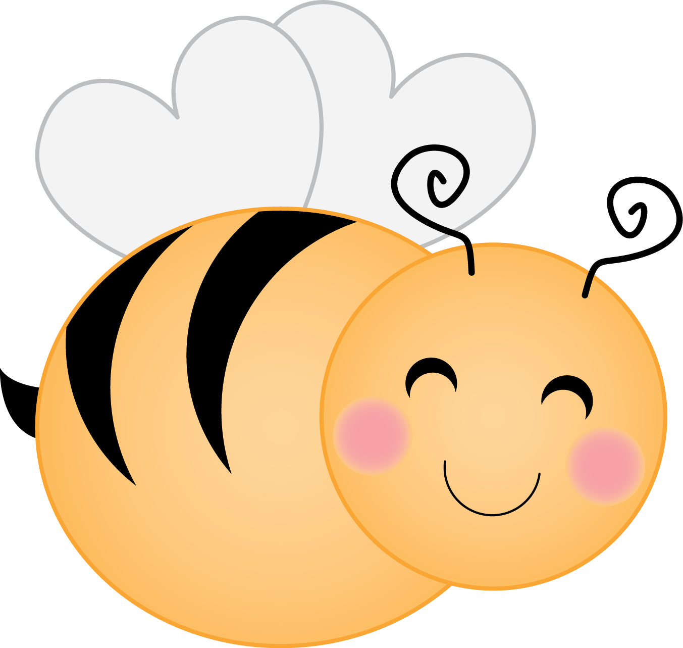 Borboletas & Joaninhas - Bee (1353x1283)