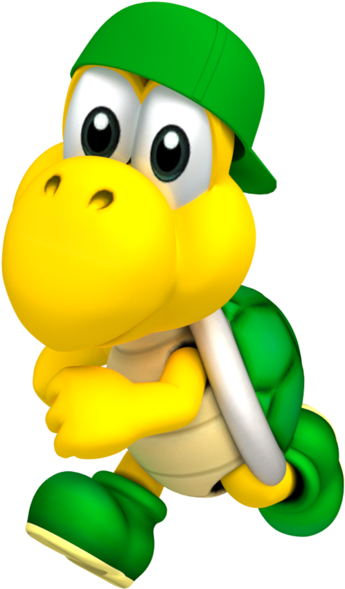 Mario Koopa Troopa - Koopa Troopa (834x957)