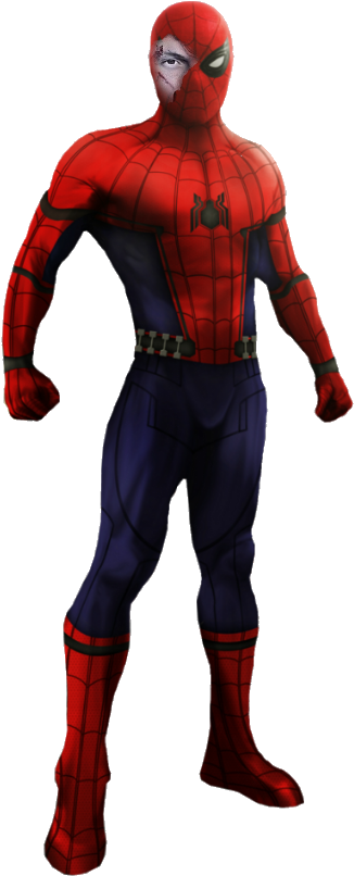 Mcu Spiderman Png Render By Mrvideo-vidman - Mcu Spider Man Png (476x823)