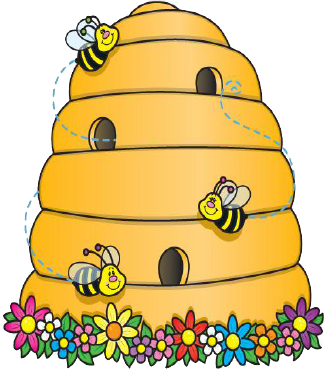 Bee Hive Clip Art (326x375)