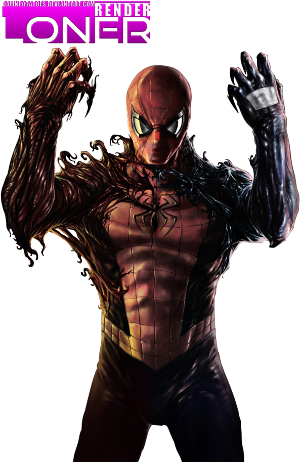[render]spiderm - - Spider Man Black Render (704x1134)