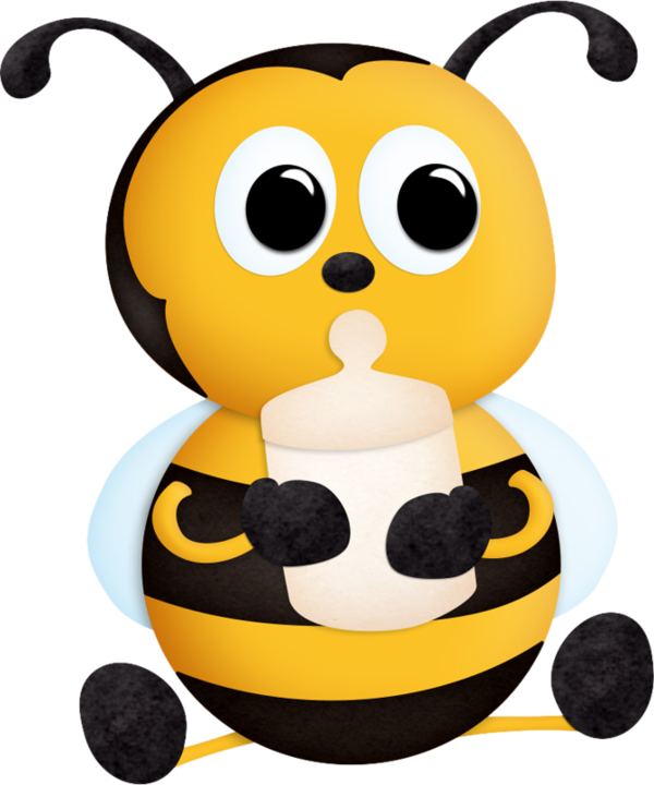 Baby Bee Clip Art (600x720)