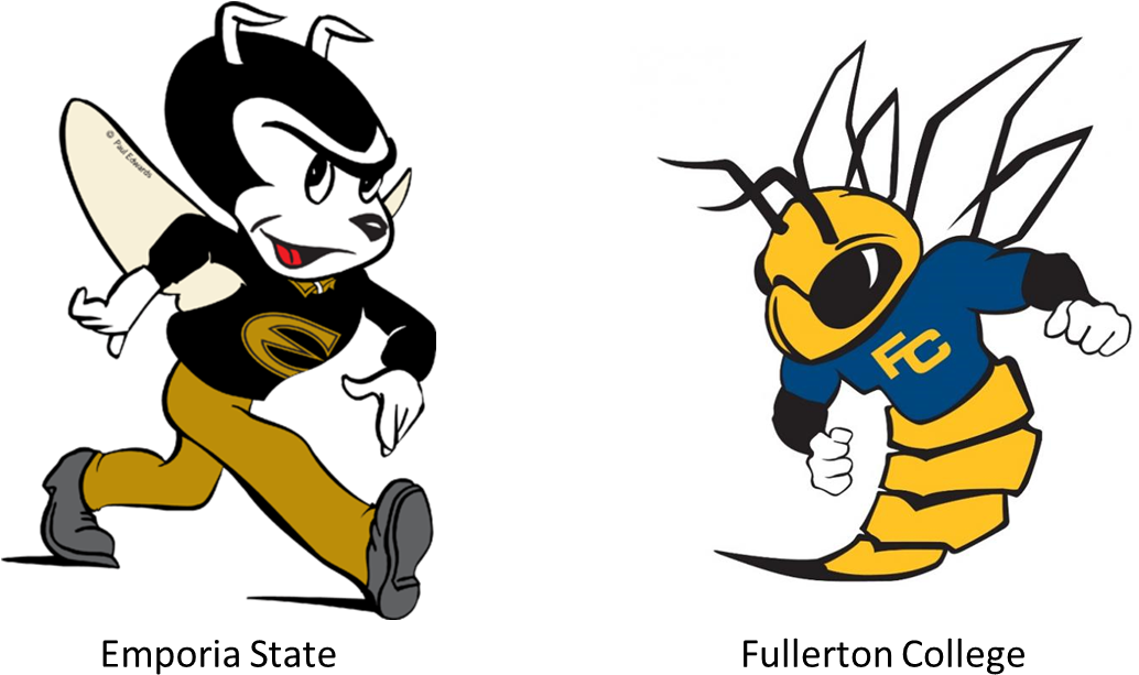 Arthro Pod The Insects And Arachnids Of College Sports - Emporia State University Mascot (1061x638)