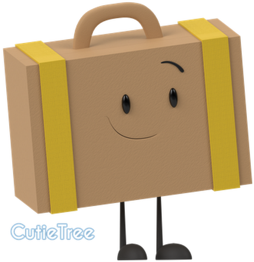 Suitcase Box Wikia Object - Inanimate Insanity Cutie Tree (530x530)