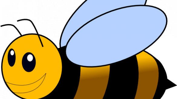 Bumble Bee Printables Coloring Page Sporturka Bumble - Bumble Bee Clip Art (585x329)