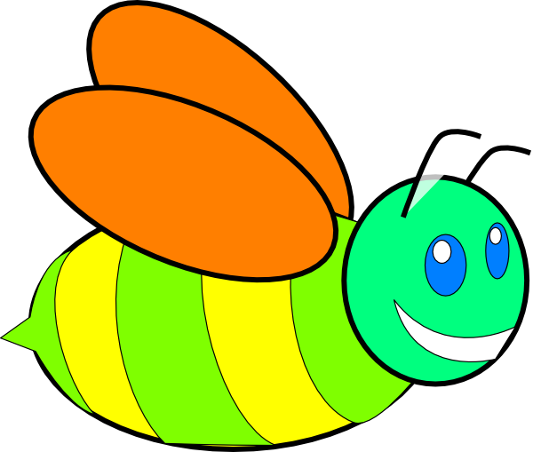 Bee-b R Clip Art At Clker - Child (600x509)