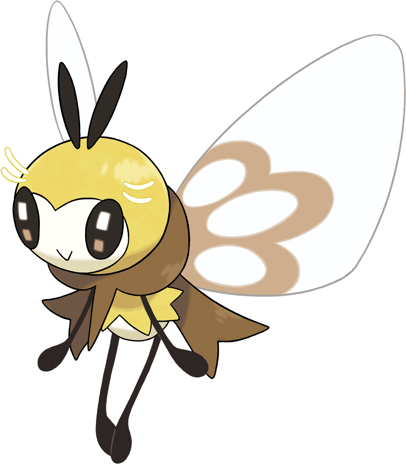 Ribombee's Evolutions - Pokemon Sun All Bug Pokemon (1552x1719)