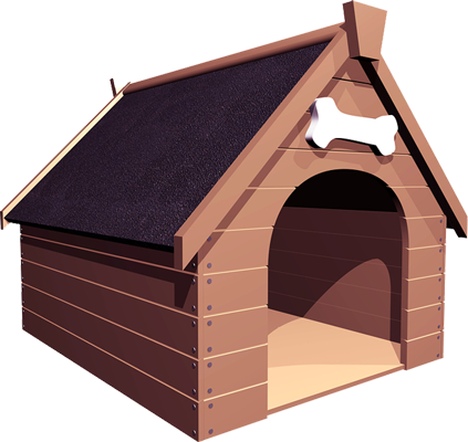 Dog House Png - Doghouse Png (423x400)