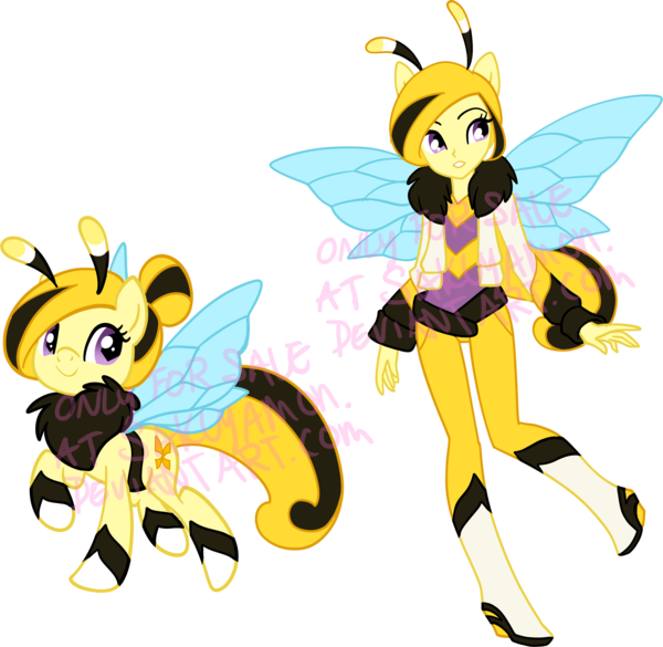 Mlp Bumblebee Pony Adoptable By Sakuyamon - My Little Pony Bumblebee (600x585)