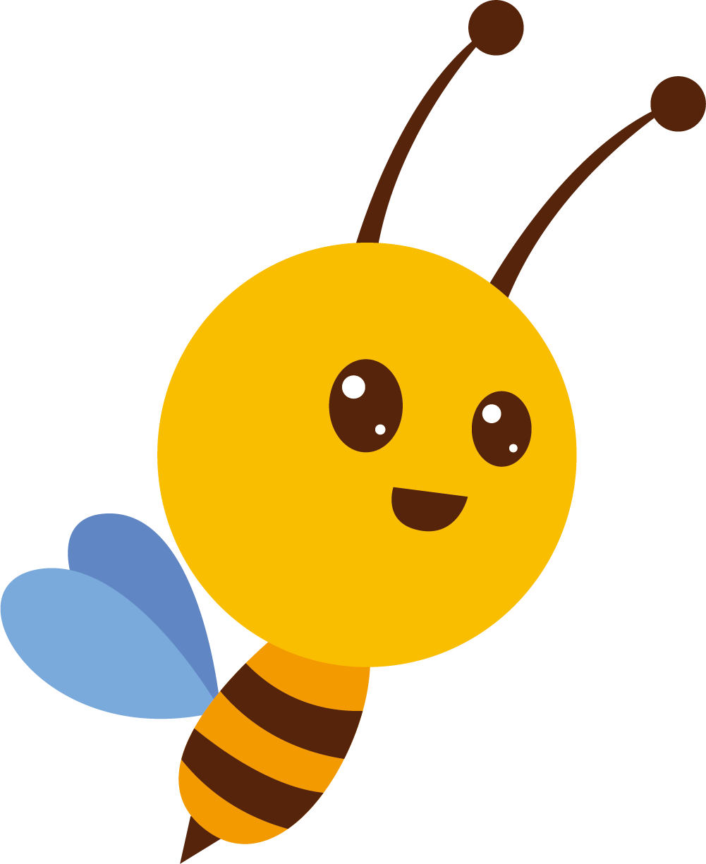 Bee Cartoon Apis Florea - Small Bee Cartoon (1001x1225)