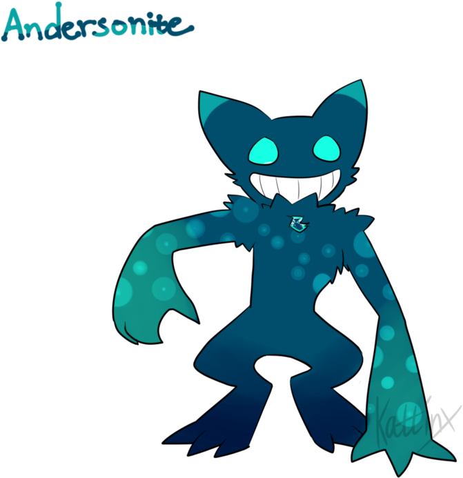 Andersonite By Kattinx Corrupted Gems - Drawing (1024x847)