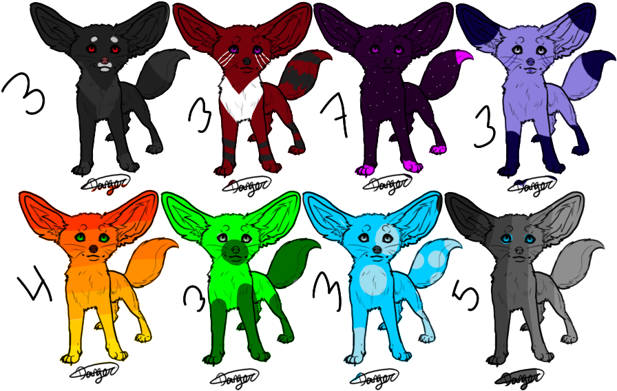 Fennec Fox Clipart Kawaii - Kawaii Fennec Fox (1024x590)