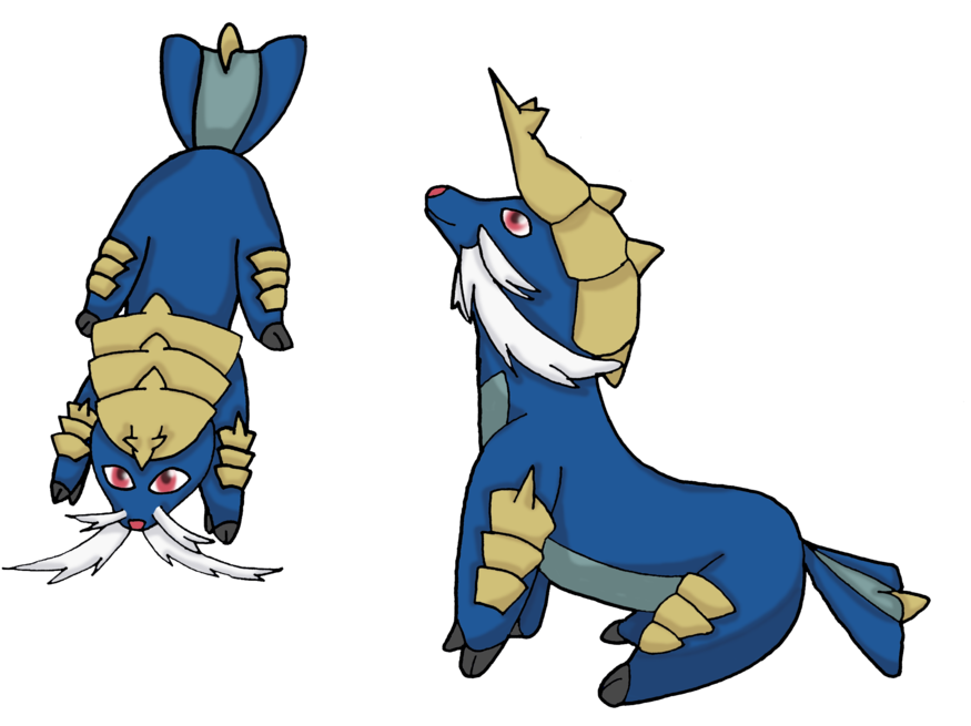 Kawaii Samurott By Felinefanatic - Cartoon (900x669)