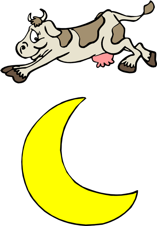 Hey Diddle Diddle Cattle Mother Goose Nursery Rhyme - Hey Diddle Diddle Cattle Mother Goose Nursery Rhyme (523x750)