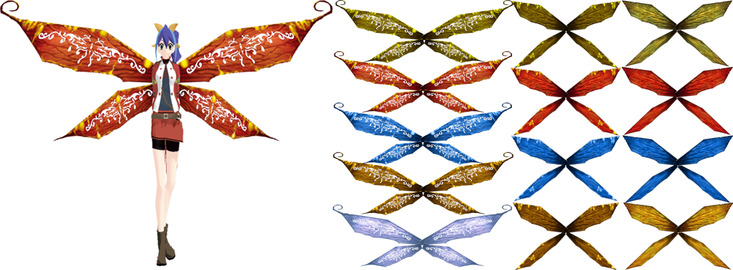 Bee Wings By Jalmod - Rappelz (1471x543)