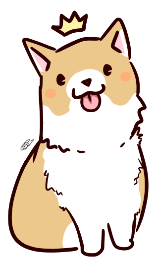 28 Collection Of Corgi Drawing Kawaii - Corgi Clipart Transparent (400x600)
