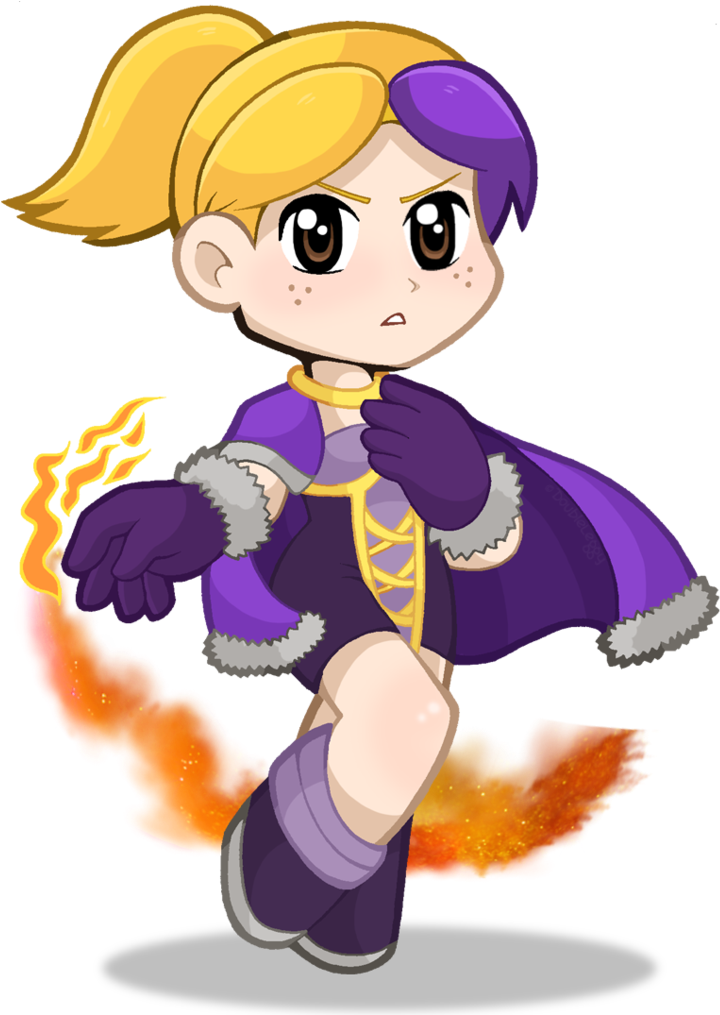 Kawaii Wizard-chan By Doubleleggy - December 8 (787x1014)