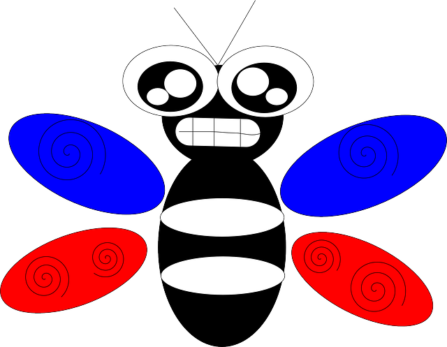 Choice Bee, Fly, Crazy, Stripes, Colors, Wings, Insect, - Insect (640x497)