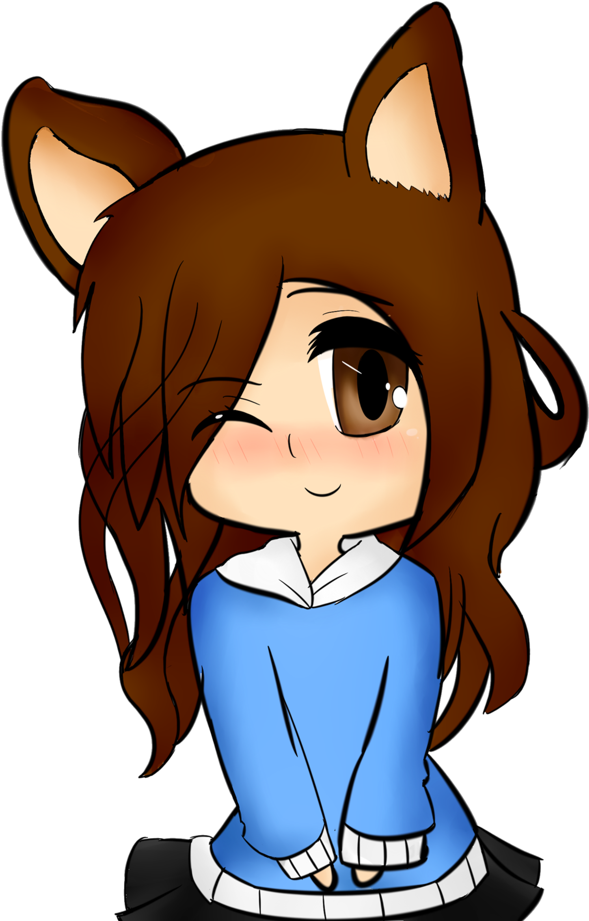 Angel The Kawaii Nekogirl - Cartoon (1280x2000)