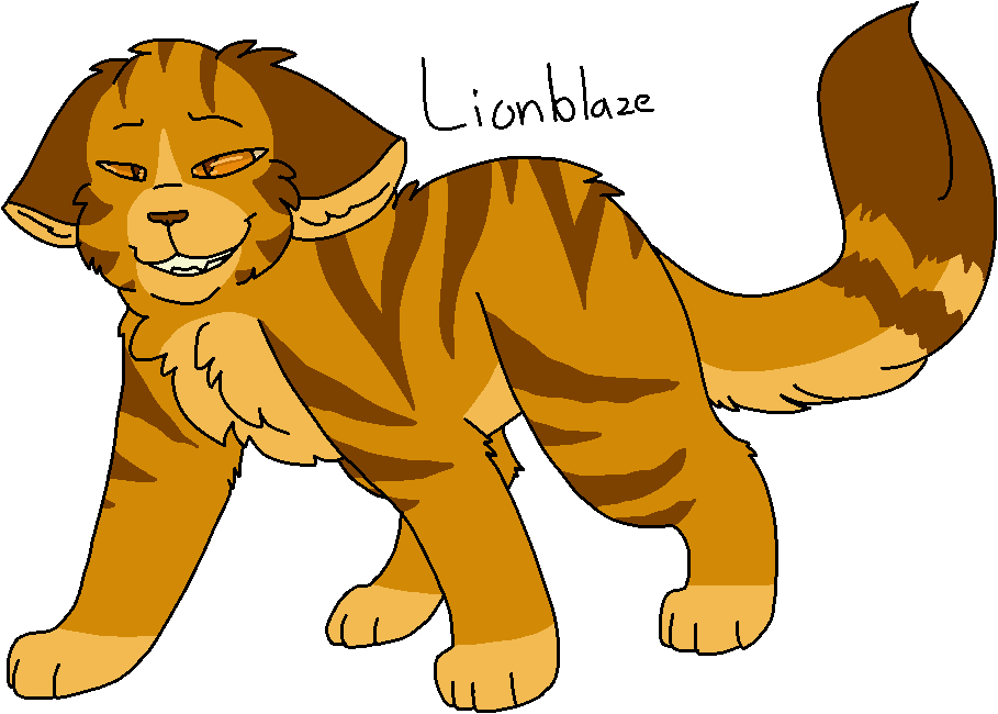 4 Lionblaze By Icedog-mcmuffin - Icedog Mcmuffin Warrior Cats Fanart (909x650)