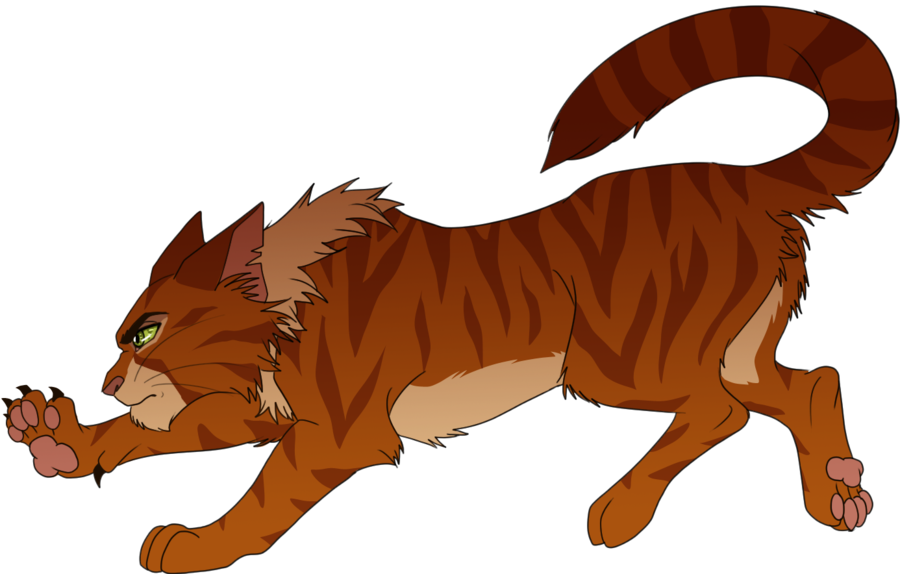 Sharpclaw By Annagiladi - Evil Warrior Cat Oc (900x574)