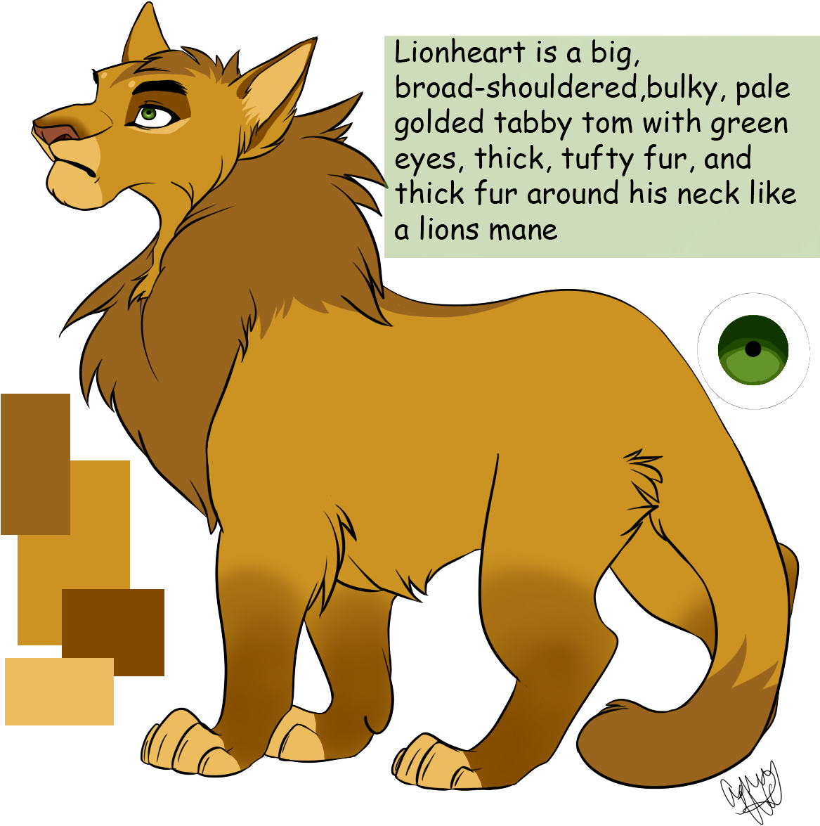 Lionheart By Purespiritflower Lionheart By Purespiritflower - Warrior Cats Purespiritflower (1200x1200)