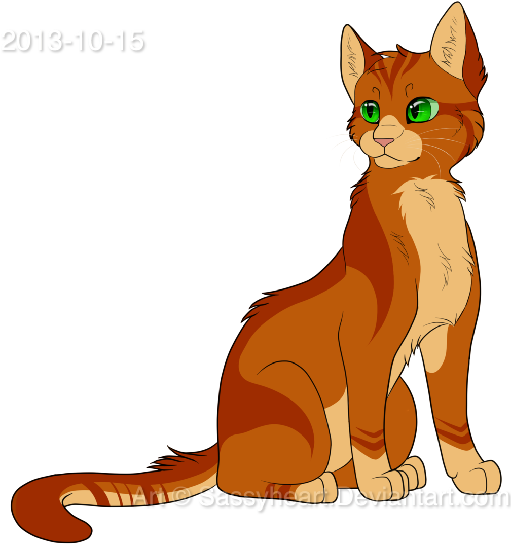 New Firepaw Design By Sassyheart New Firepaw Design - Warrior Cat Firepaw (1024x1081)