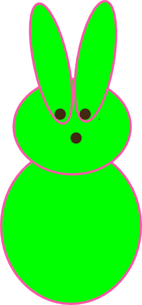 Green Peep Clip Art - Clip Art (276x593)