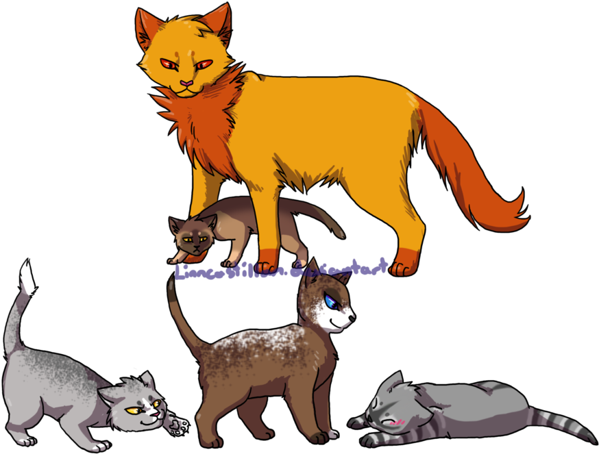 Adopted Warrior Cats By Drekalder - Cat (900x775)